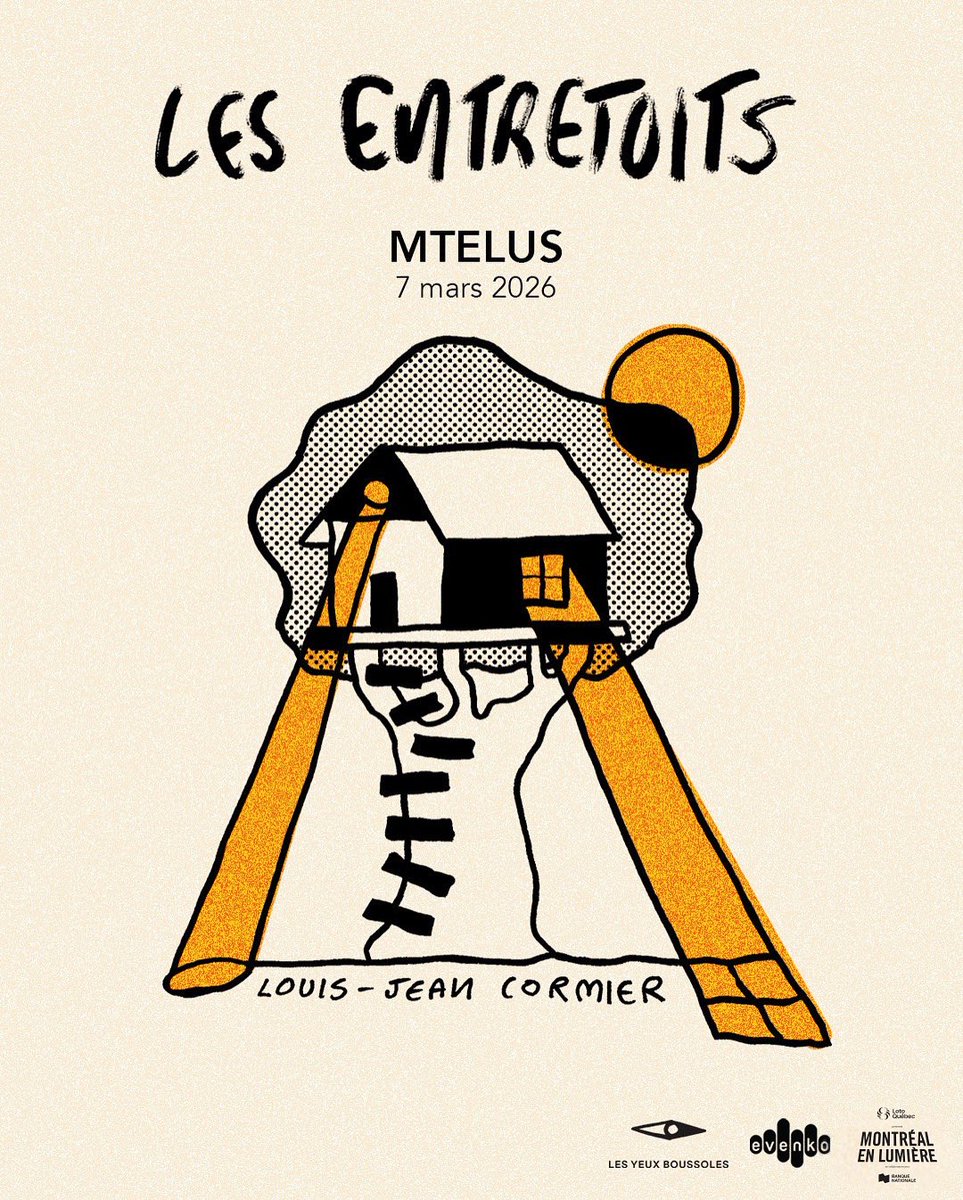 Annonce 2026🌟

La tournée Les Entretoits de Louis-Jean Cormier s’arrête au MTELUS le 7 mars 2026 🏠

🎫 Billets en vente vendredi 10h!