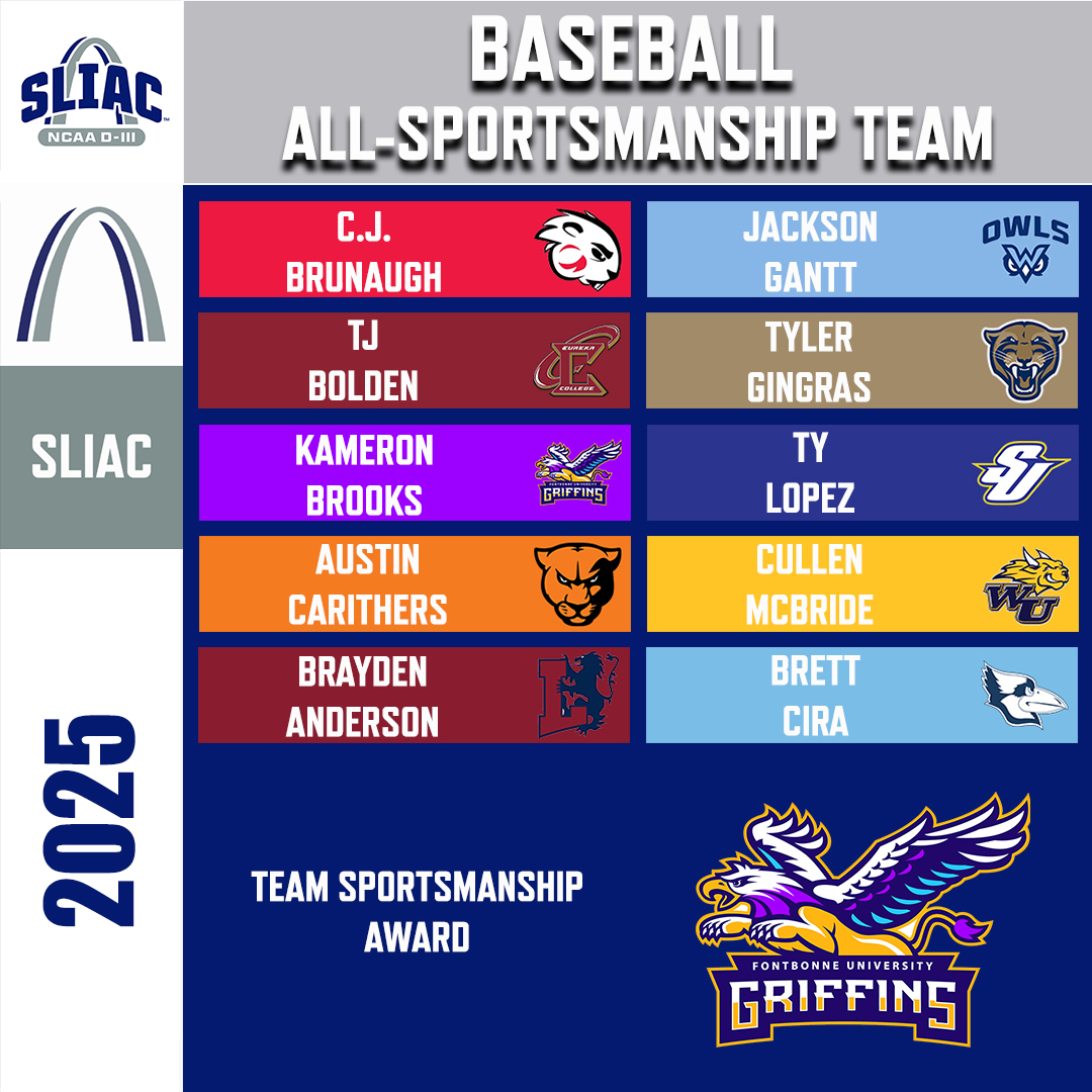 Your 2025 SLIAC Baseball All-Conference teams

#SLIACtion #d3baseball