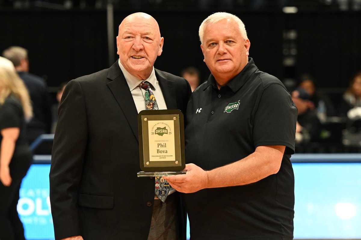 Former NBA Official Phil Bova Enters OHSAA Circle of Champions
By Jarrod Ulrey, for OHSAA.org

Phil Bova was an official in nearly 1,000 games in the Big Ten Conference. He retired from officiating in 2006. 

Read the OHSAA article
ohsaa.org/news-media/art…