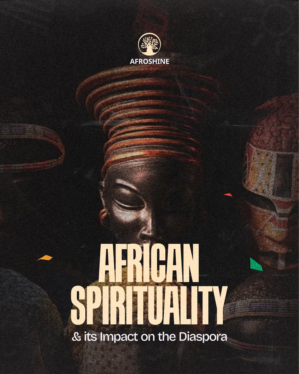afroshineafrica's tweet photo. African spirituality lives on in the diaspora through powerful traditions like Vodou, Santería, and Candomblé—blending ancestral wisdom, nature, and ritual to preserve identity, heal, and empower generations across the globe. 

#Afroshine #AfroshineArt #AfricanSpirituality https://t.co/z2UVMoq2JB