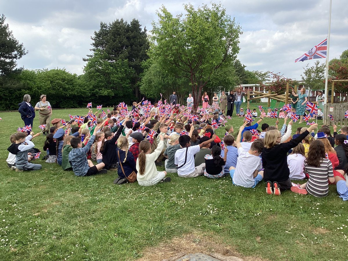 whcps's tweet photo. Year 4 have an a fun filled day celebrating 80 years since V.E Day. #whcHISTORY #whcYEAR4 @RoyalSutColTC https://t.co/Yom5fdwaUC