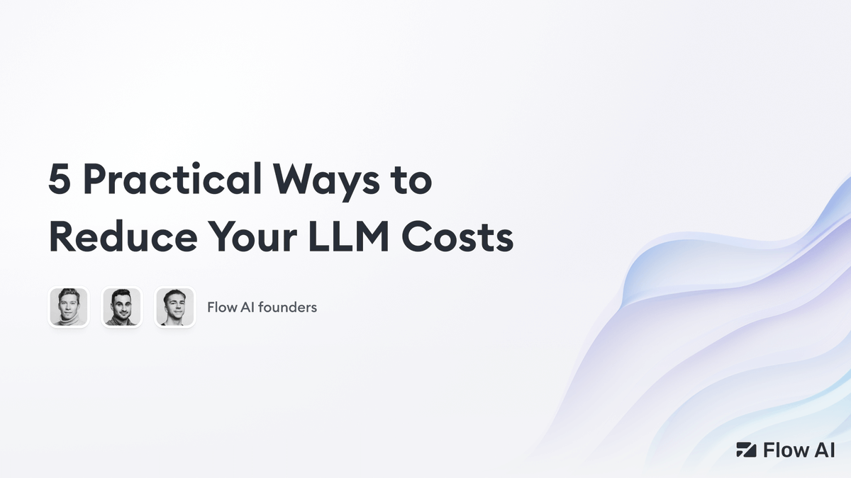 Building agentic AI? Here’s how to stay ahead of the cost curve 💰

Four years ago, while building our first product Flowrite on GPT-3, the most common investor question was along the lines of:
"What if OpenAI 10x’s their API prices overnight?"

That fear gradually faded as more