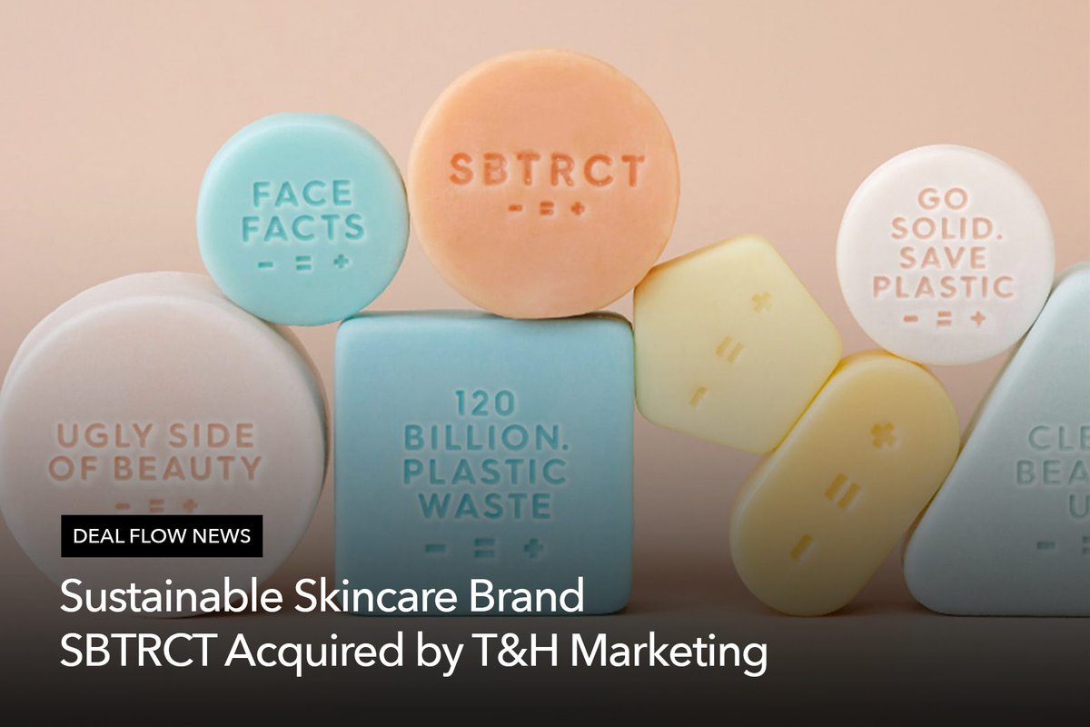 BeautyMatter's tweet image. The innovative UK-based skincare brand SBTRCT has been acquired by its manufacturer T&amp;amp;H Marketing.

#BeautyIndustry #DealFlow #Acquisitions #InvestmentLandscape