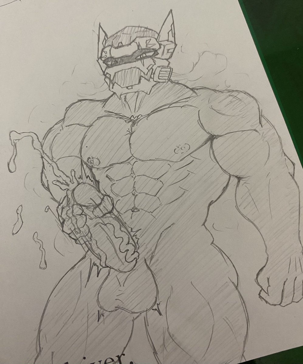 超落書き
ここの垢だと初のアナログ絵かも