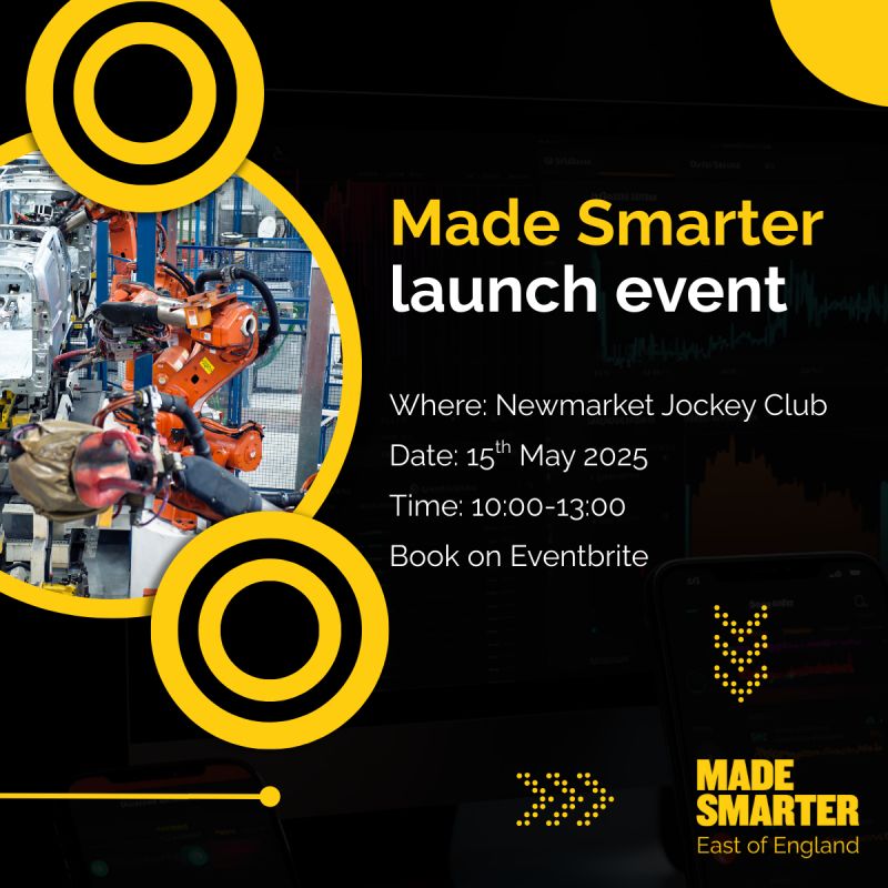Be Central Beds (@becentralbeds) on Twitter photo 📢<a href="/MadeSmarterUK/">MadeSmarterUK</a> launch event is taking place next week❗️
This programme can bring #digital transformation opportunities to your #CBedsBusiness > ow.ly/aLVQ50VOvtL
<a href="/letstalkcentral/">Central Bedfordshire Council</a> <a href="/fsbbedcambhert/">Suzanna Austin</a> <a href="/BizBeds/">Business2Business</a>
#EastofEngland #Beds #BeCentralBeds #Manufacturing #Engineering 📢<a href="/MadeSmarterUK/">MadeSmarterUK</a> launch event is taking place next week❗️
This programme can bring #digital transformation opportunities to your #CBedsBusiness > ow.ly/aLVQ50VOvtL
<a href="/letstalkcentral/">Central Bedfordshire Council</a> <a href="/fsbbedcambhert/">Suzanna Austin</a> <a href="/BizBeds/">Business2Business</a>
#EastofEngland #Beds #BeCentralBeds #Manufacturing #Engineering