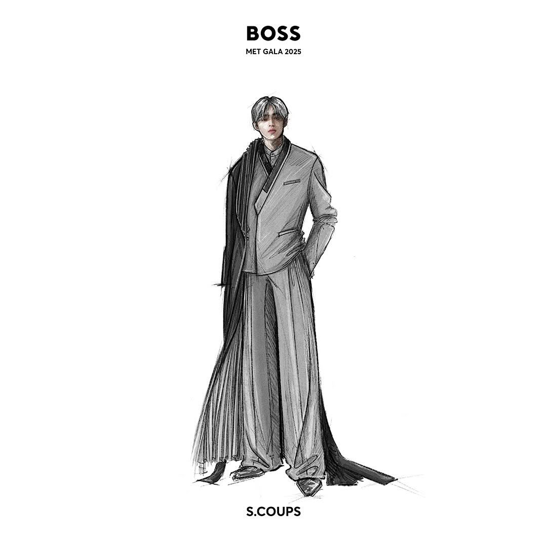 LOSTCOUPS's tweet photo. 와 멧갈라 BOSS 제작 비하인드 떳는데 보스에서 제안한 것 중에 승철이가 한복 콘셉을 고른거래🥹 https://t.co/Q1BXC3pAef