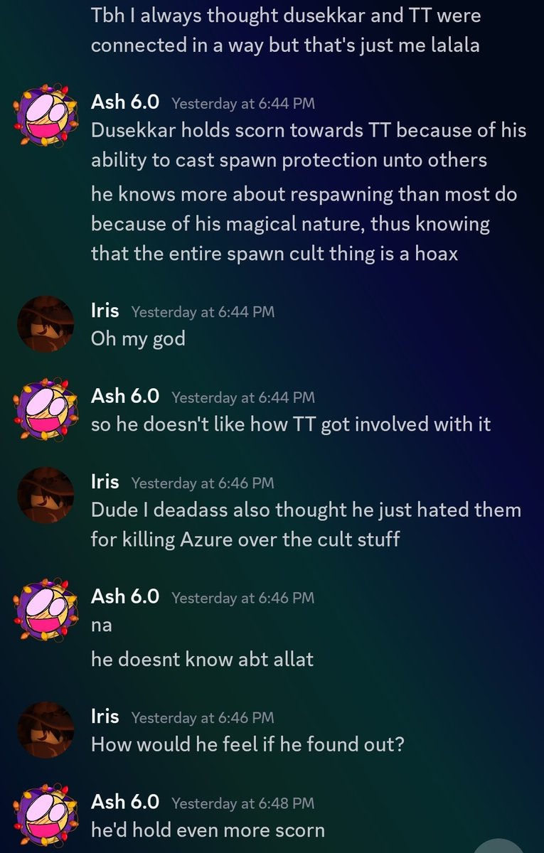 _Sec0ndchance's tweet photo. OOC // So hya's lore isn't too far off it seems LOL https://t.co/0QtVKKgpXm