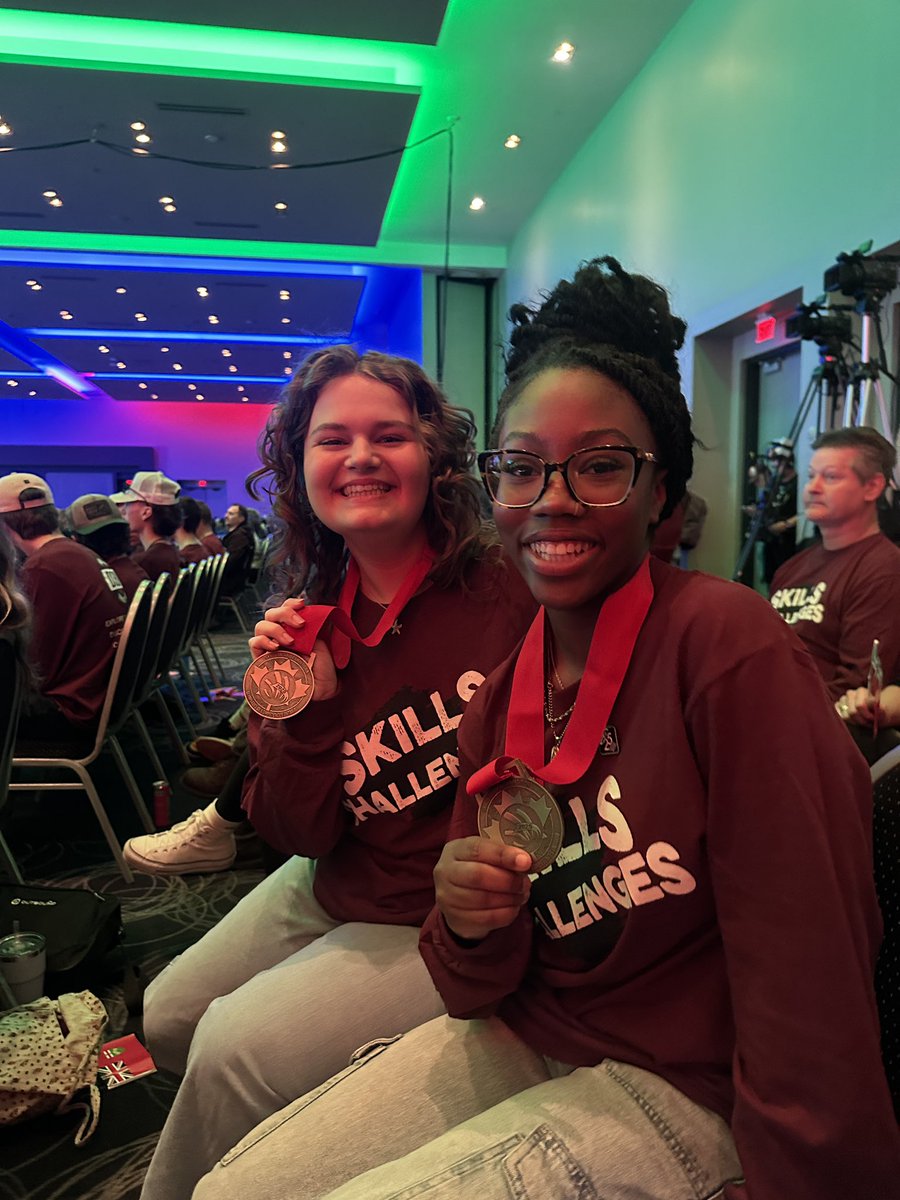Autumn Wartman and Angel Blackwood brought two Gold medals <a href="/skillsontario/">Skills Ontario</a> competition. <a href="/GreaterFortErie/">GFESS</a> <a href="/dsbn/">District School Board of Niagara</a> <a href="/BrockUniversity/">Brock University</a>