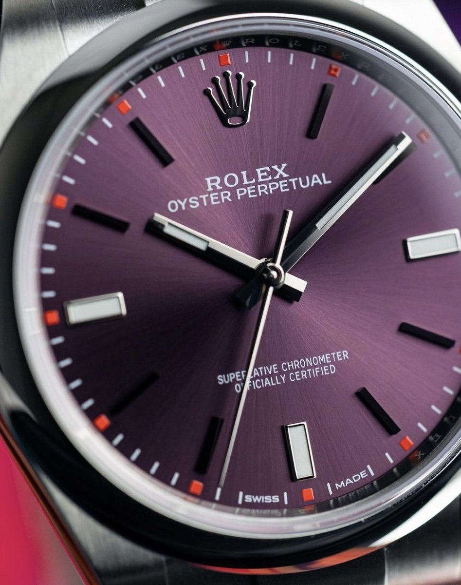 2019 Rolex Oyster Perpetual 39 Grape Dial ref. 114300 🍇