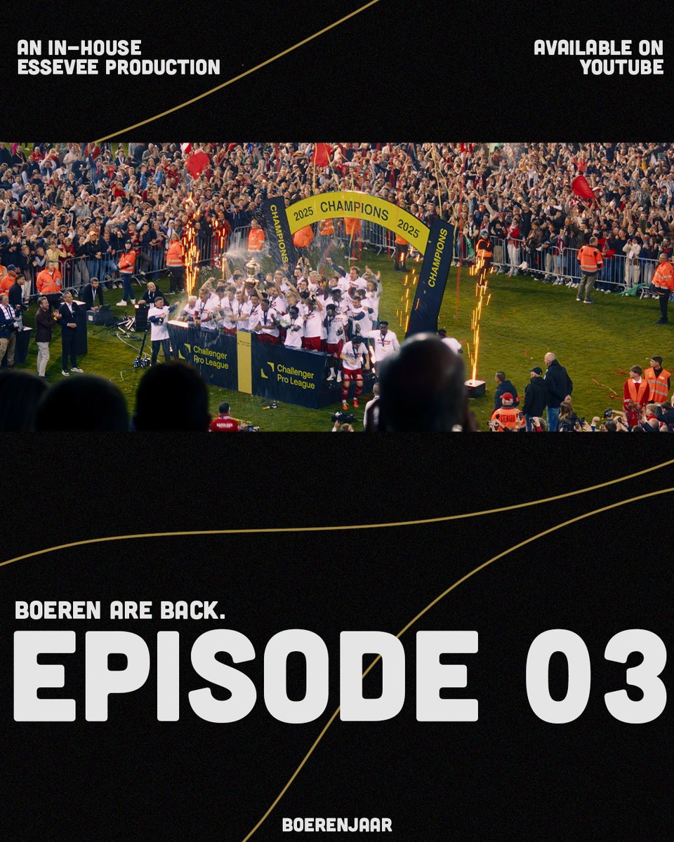 En of het een fantastische apotheose was... 👀

🥹 In de laatste aflevering van 'Boerenjaar' nemen we je mee naar het seizoenseinde waar de emoties hoog opliepen!

📺 Bekijk de aflevering nu op: youtube.com/watch?v=4r309P…