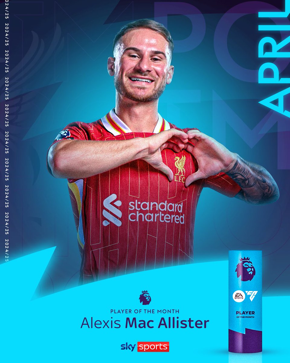 BREAKING: Alexis Mac Allister is the EA SPORTS Player of the Month for April 🔥