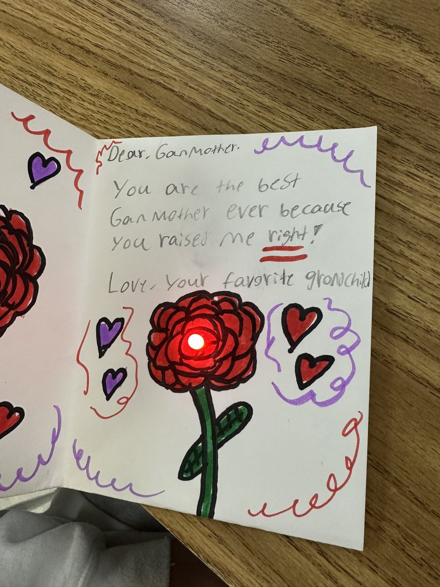 <a href="/OGESeagles/">Oak Grove Elementary School</a> made Mother’s Day cards for the special women in our lives, but jazzed them up with lights using our knowledge of building simple circuits! 
💡🌹 
<a href="/CherokeeSchools/">Cherokee Co. Schools</a> <a href="/DrKCovington5/">Kristin Covington, Ed.D.</a> <a href="/LaurenCaccavone/">Lauren Caccavone_CCSD</a>