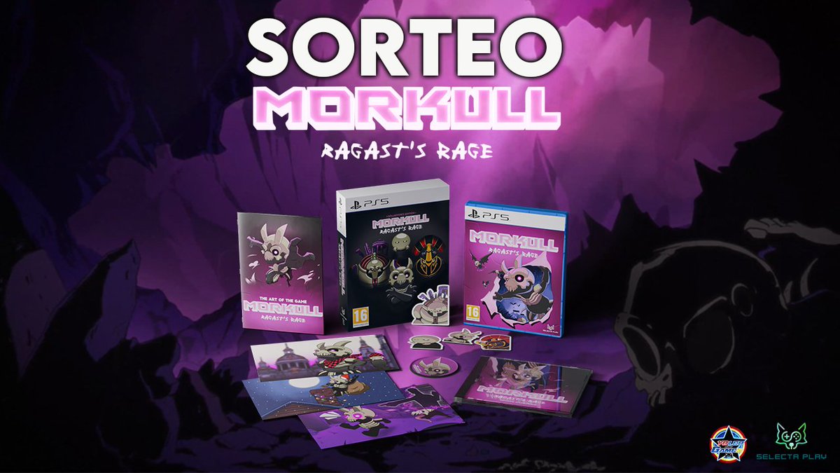 🚨SORTEO!🚨 Sorteamos una edición coleccionista de #Morkull Ragast's Rage para #PS5 gracias a Selecta Play.

Requisitos:
✅Repost.
✅Seguir a <a href="/YoleoAndGames/">Yoleo and Games</a>
✅Seguir a <a href="/SelectaPlayInt/">Selecta Play International</a>

Termina el 9 de Mayo a las 23:59. Válido en toda España.