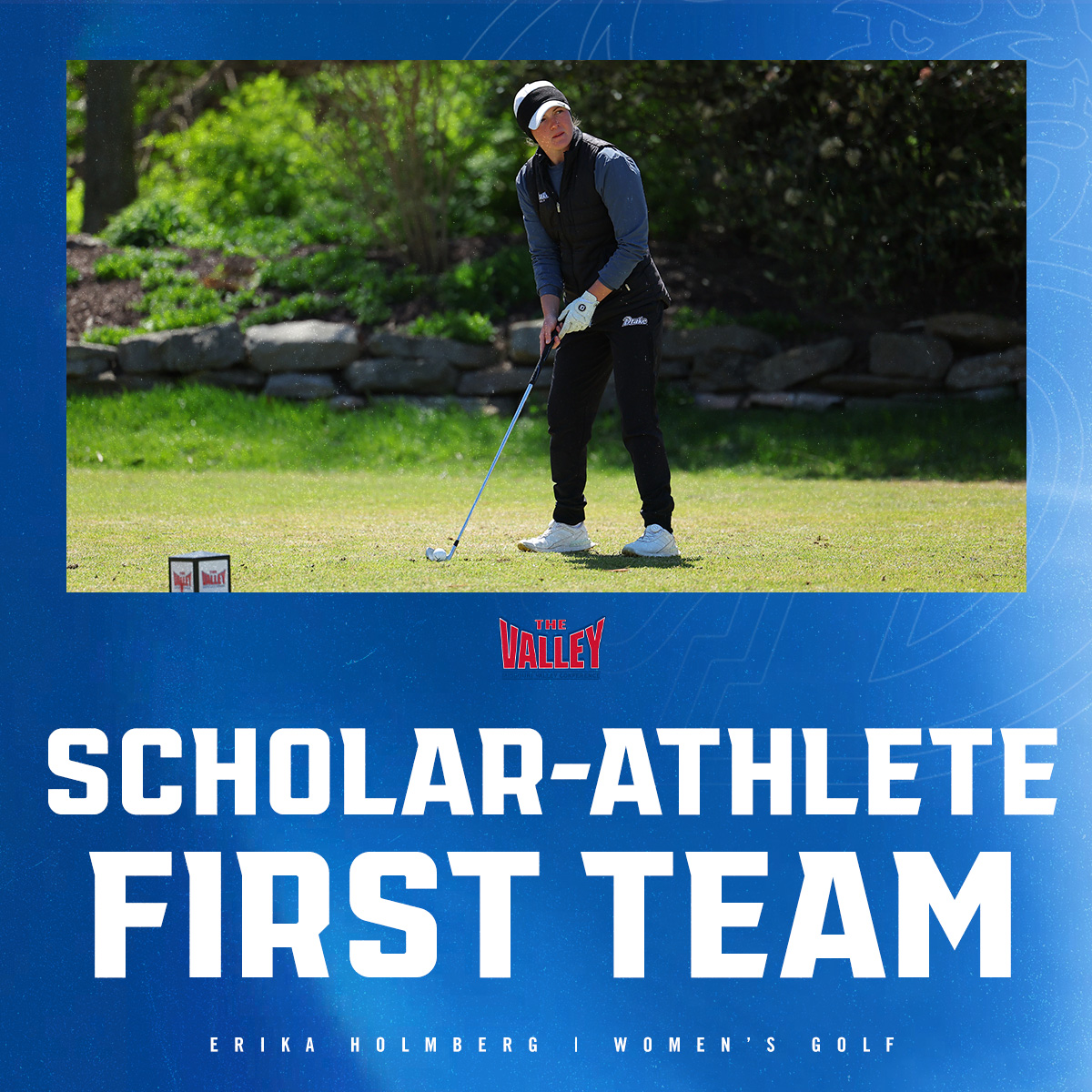 𝗦𝗰𝗵𝗼𝗹𝗮𝗿-𝗔𝘁𝗵𝗹𝗲𝘁𝗲 𝗙𝗶𝗿𝘀𝘁 𝗧𝗲𝗮𝗺 📚

Congrats to Erika Holmberg on being selected to the MVC Scholar-Athlete First Team!

📰: bit.ly/44xJorv

#DSMHometownTeam