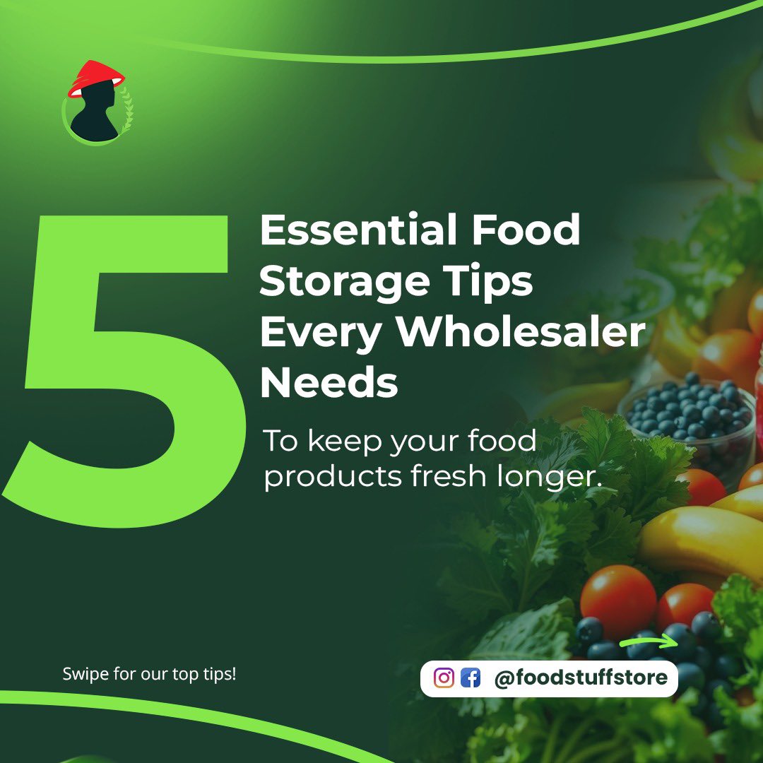 FoodstuffStore's tweet image. Imagine More Profit, Less Waste! 

Bad storage habits costing you? Learn 5 expert tips to:
🍎 Keep food fresher, longer
🛡️ Ensure top-notch safety
💰 Protect your hard-earned margins

Ready for smarter storage? Look at our expert guide! ⬇️

#StorageTips #ReduceWaste #Food