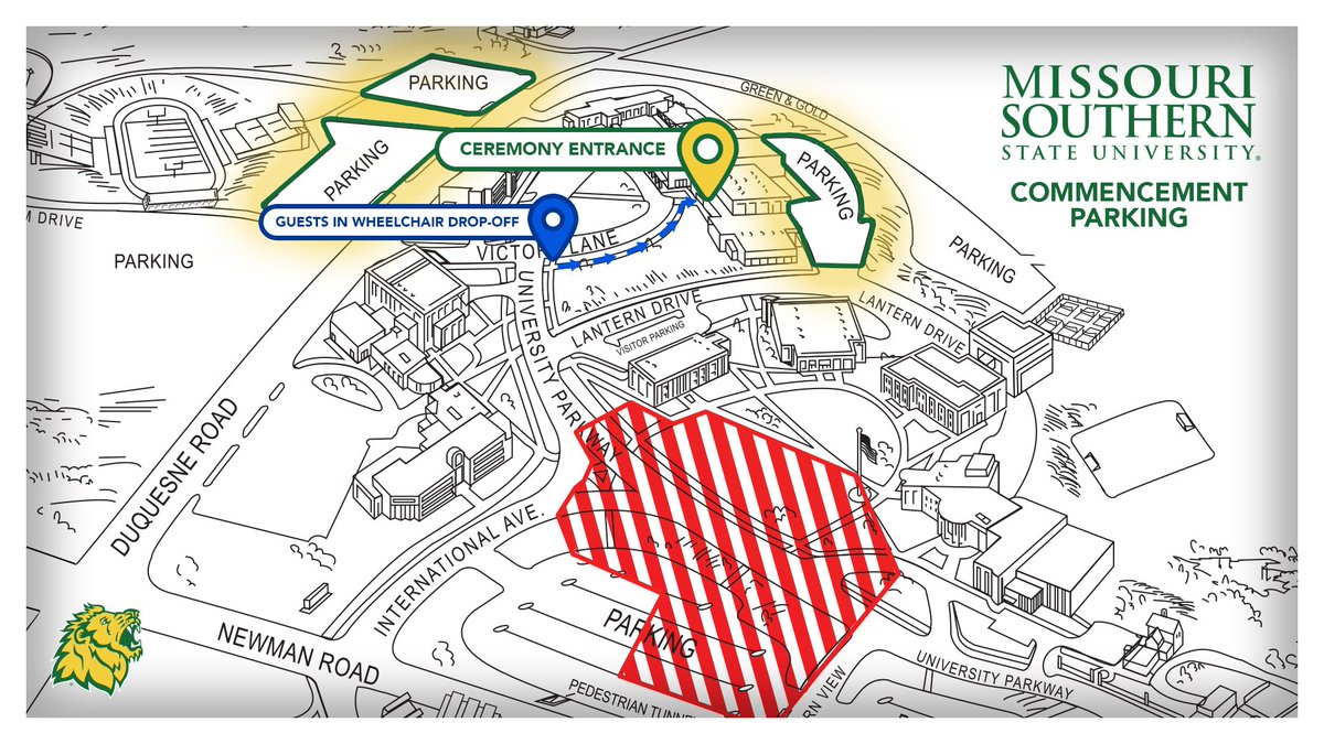 T-3 Days to Graduation 
Ceremony date: Saturday, May 10, 2025
Ceremony location: Leggett &amp; Platt Athletic Center
Attached is the information for parking!
Graduates, congratulations it's almost here!
#mosograd #grad2025