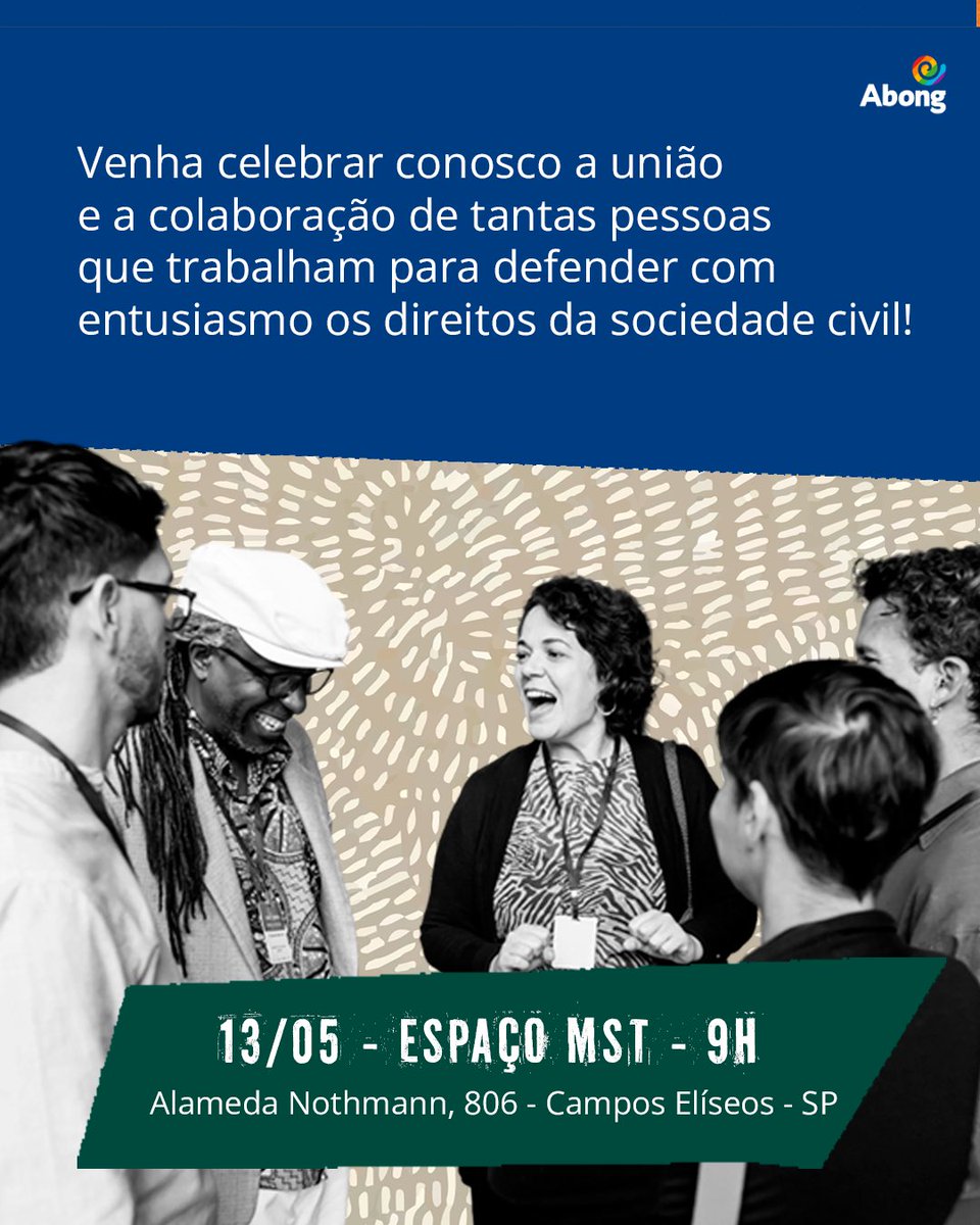 Está no ar a nossa programação!🤝

Venha conferir a agenda do primeiro dia de Festival Abong.

Evento gratuito e as inscrições já estão rolando! 

Acesse o link na bio🔗🗣️🚨