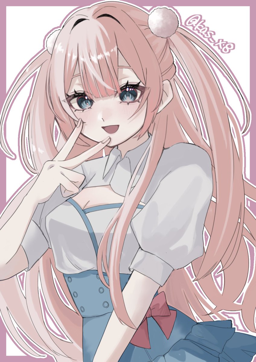 kas_x8's tweet photo. この子描くのたのしい🎀🧬 https://t.co/pYB5yEYJFL