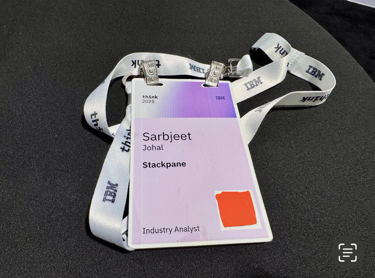 sarbjeetjohal's tweet image. Day 2 of #IBMThink2025! Let’s do it!