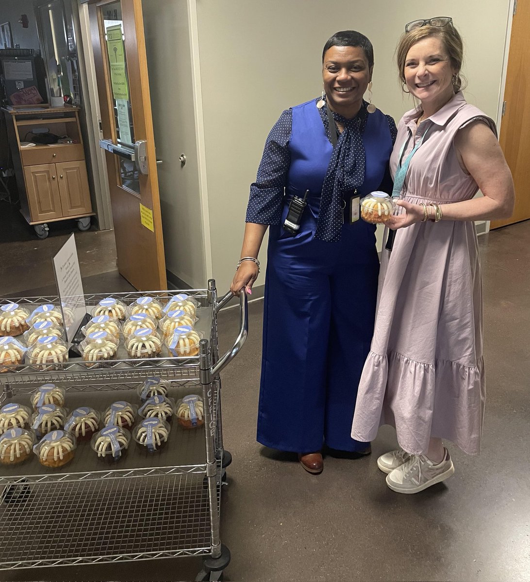 Today a special thanks to Jermaine Mosley, Jamie Owens and Vernitta Crawford for sponsoring Bundt Cakes to the faculty and staff at TCTA for Teacher Appreciation Week!