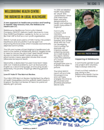 East Brighton Trust (@ebt_uk) on Twitter photo 🚨 Wellsbourne Healthcare CIC Is Under Threat 🚨
Whitehawk's trusted, local GP Surgery could be replaced by a for-profit non-local company
📣 Email - sxicb.contactus@nhs.net
📰 Read more in The Echo: loom.ly/t8GZmFA
#SaveWellsbourne #LocalCareMatters #Brighton 🚨 Wellsbourne Healthcare CIC Is Under Threat 🚨
Whitehawk's trusted, local GP Surgery could be replaced by a for-profit non-local company
📣 Email - sxicb.contactus@nhs.net
📰 Read more in The Echo: loom.ly/t8GZmFA
#SaveWellsbourne #LocalCareMatters #Brighton
