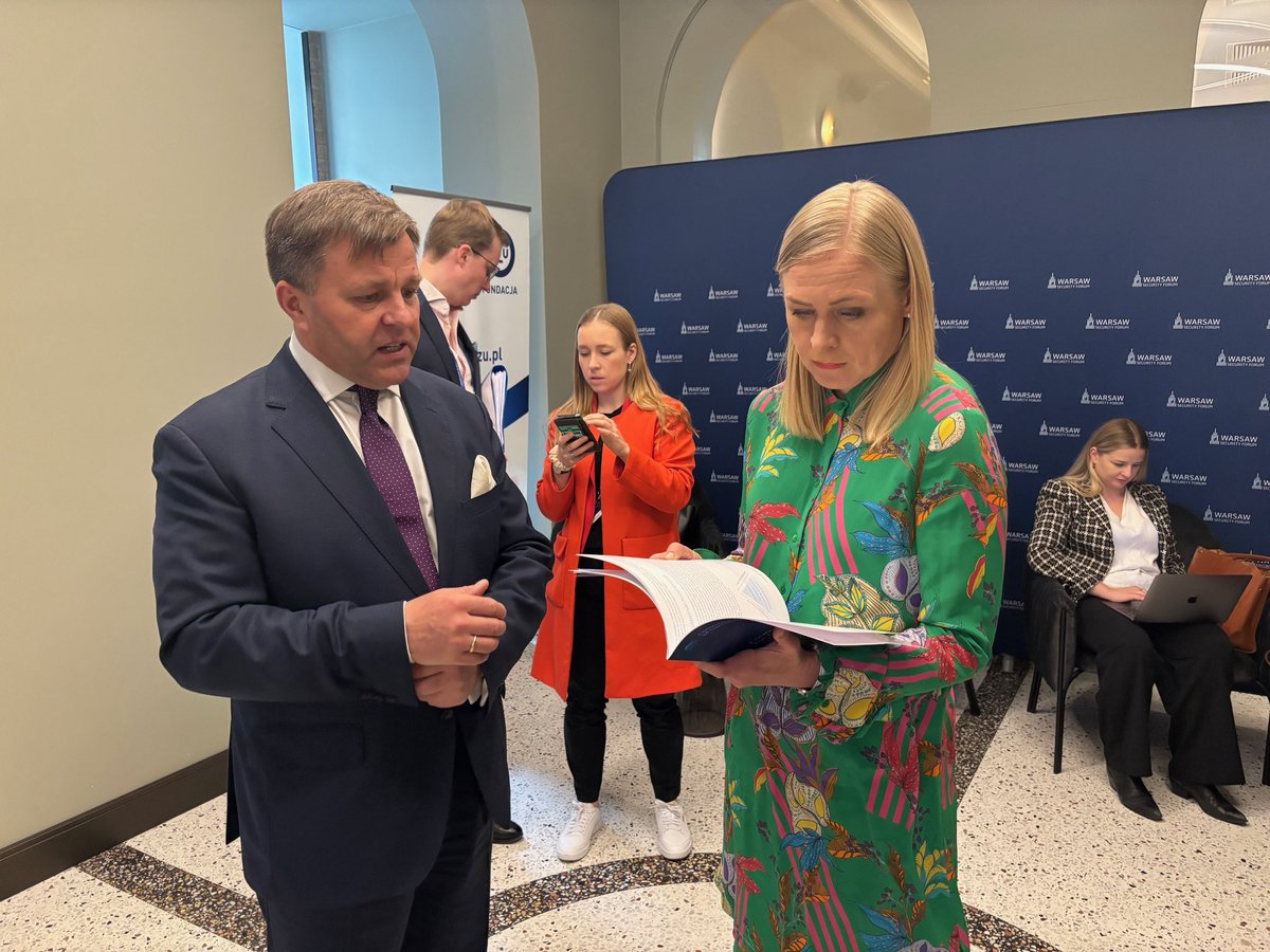 CoD (@communityofdem) on Twitter photo SG Mantas <a href="/Adomenas/">Mantas Adomėnas</a> in an engaging exchange with Finland’s FM <a href="/elinavaltonen/">Elina Valtonen</a> on the sidelines of the <a href="/WarsawForum/">WarsawSecurityForum</a>. SG Mantas <a href="/Adomenas/">Mantas Adomėnas</a> in an engaging exchange with Finland’s FM <a href="/elinavaltonen/">Elina Valtonen</a> on the sidelines of the <a href="/WarsawForum/">WarsawSecurityForum</a>.