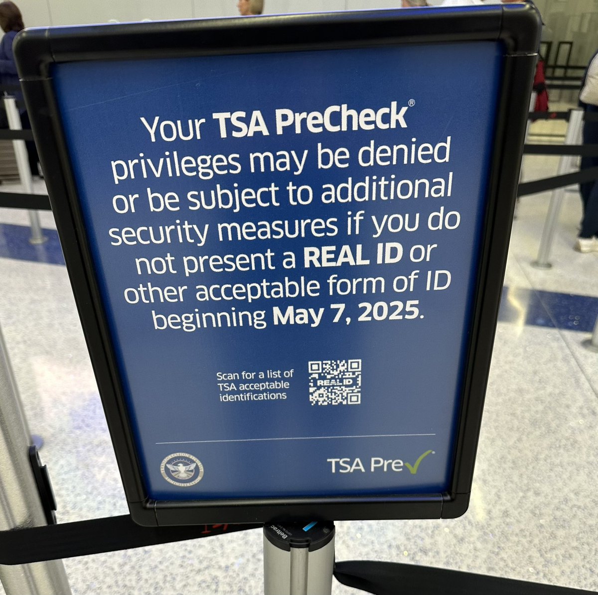 Bring your Real ID to <a href="/flyLAXairport/">LAX Airport</a>. Today enforcement begins. No significant delays this morning.