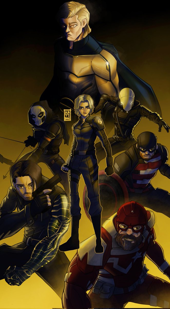 artsyax_'s tweet photo. THUNDERBOLTS* https://t.co/dsw05pOgXy
