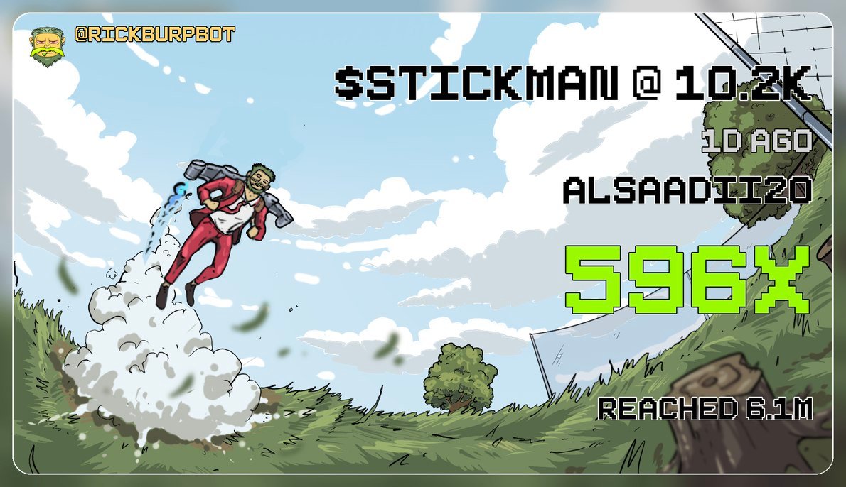 Holy Flex cooked a banger $Stickman 10k to 4m 
596x
Ca ; G1jydhghPMLBXRFPR3wyJ9HbpKPR3Rv7M8Yakfo5pump
Trenches trying to cumback > t.me/metadevflexs