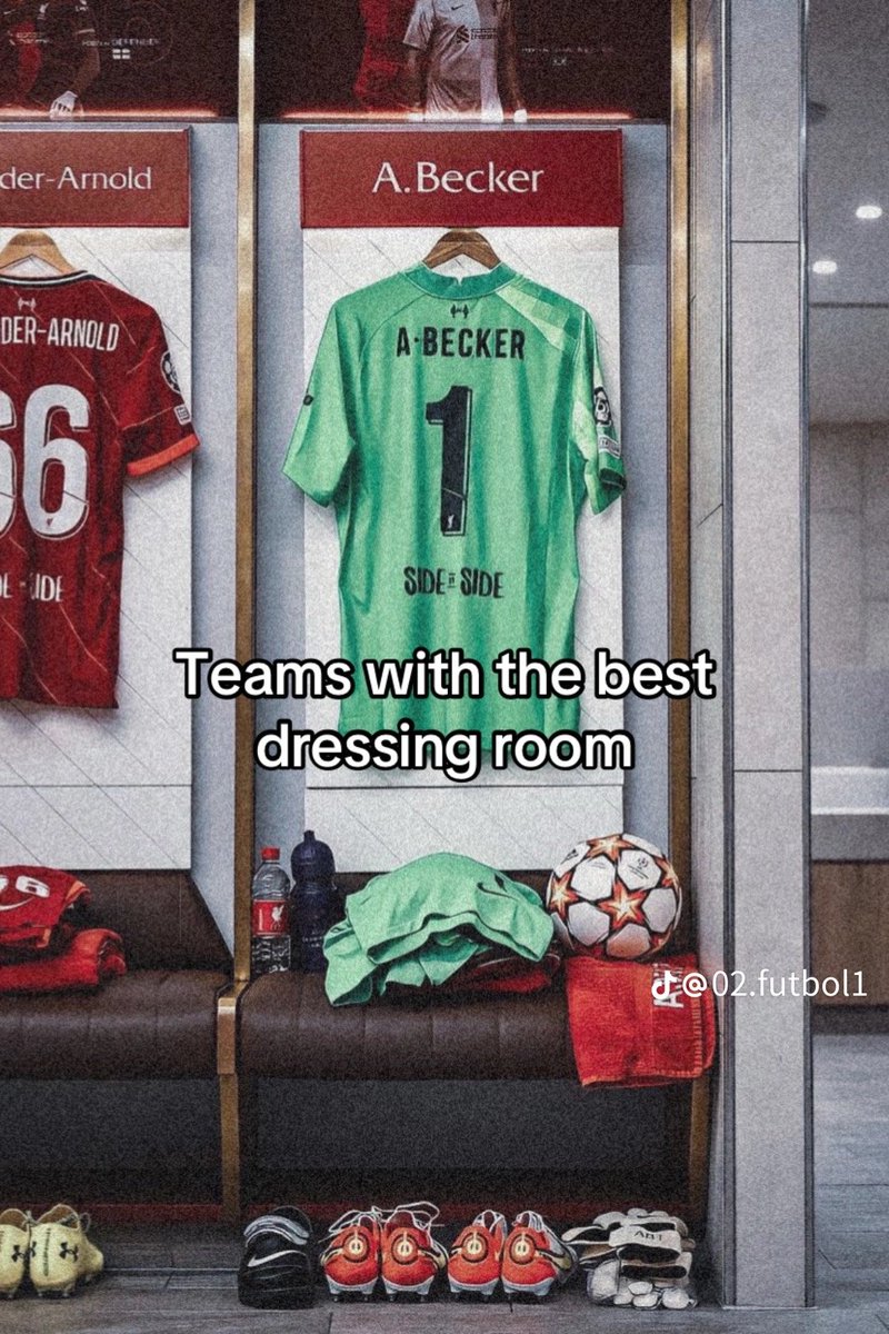Teams with the best dressing room 🏟️

A Thread 🧵