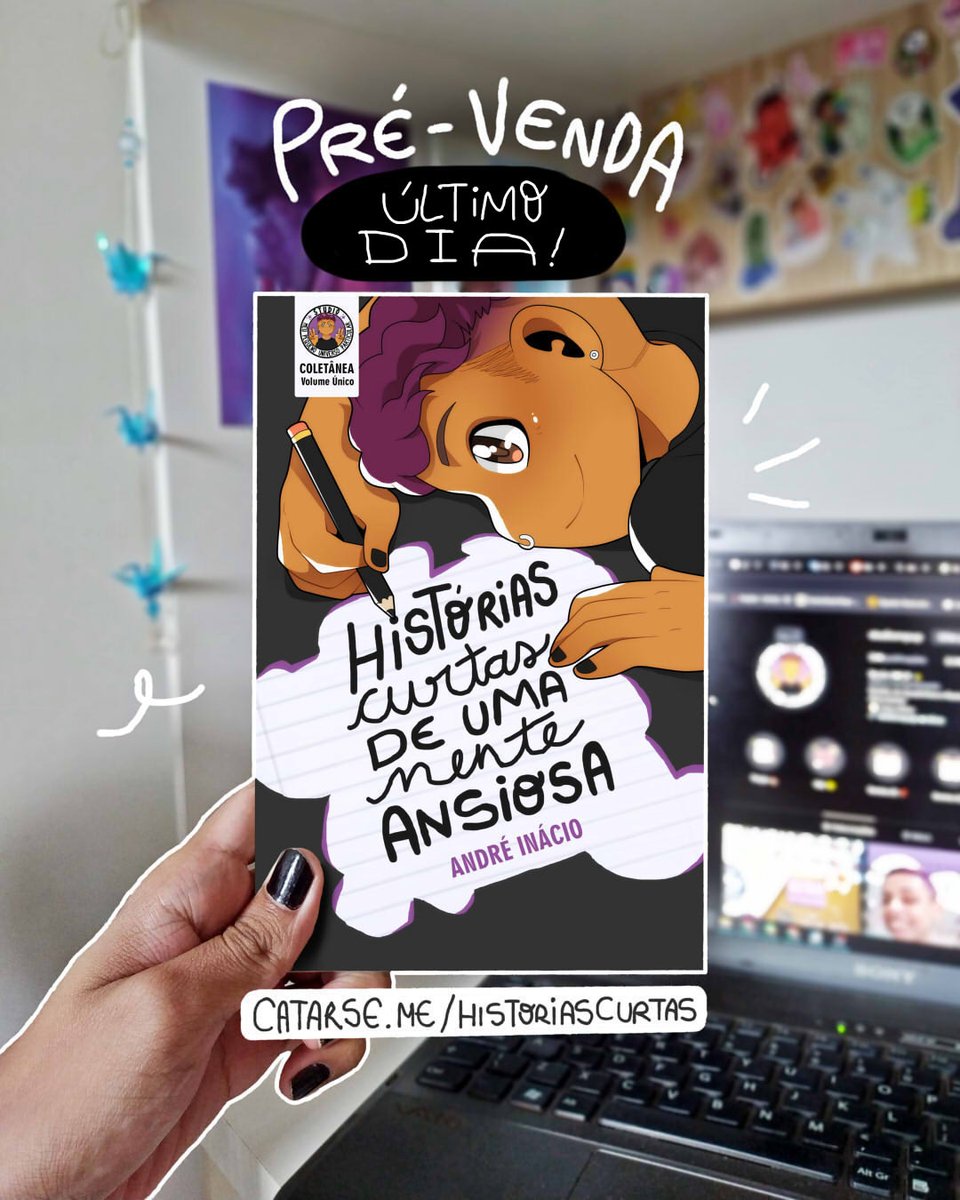 Último dia para garantir o nosso novo quadrinho no precinho com brindes exclusivos! 💜 catarse.me/historiascurtas 

🌈 O lançamento oficial será na POC CON nos dias 20 e 21 de Junho em São Paulo! (Entrada Gratuita)