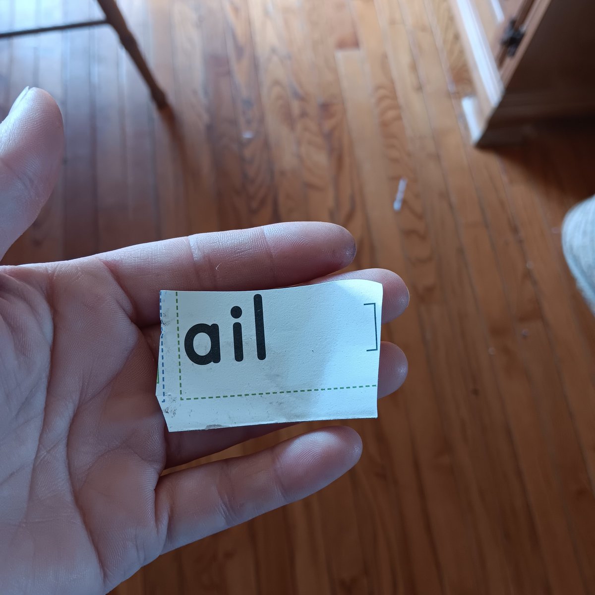 One day there won't be any more random homeschooling scraps left in the dining room 😭