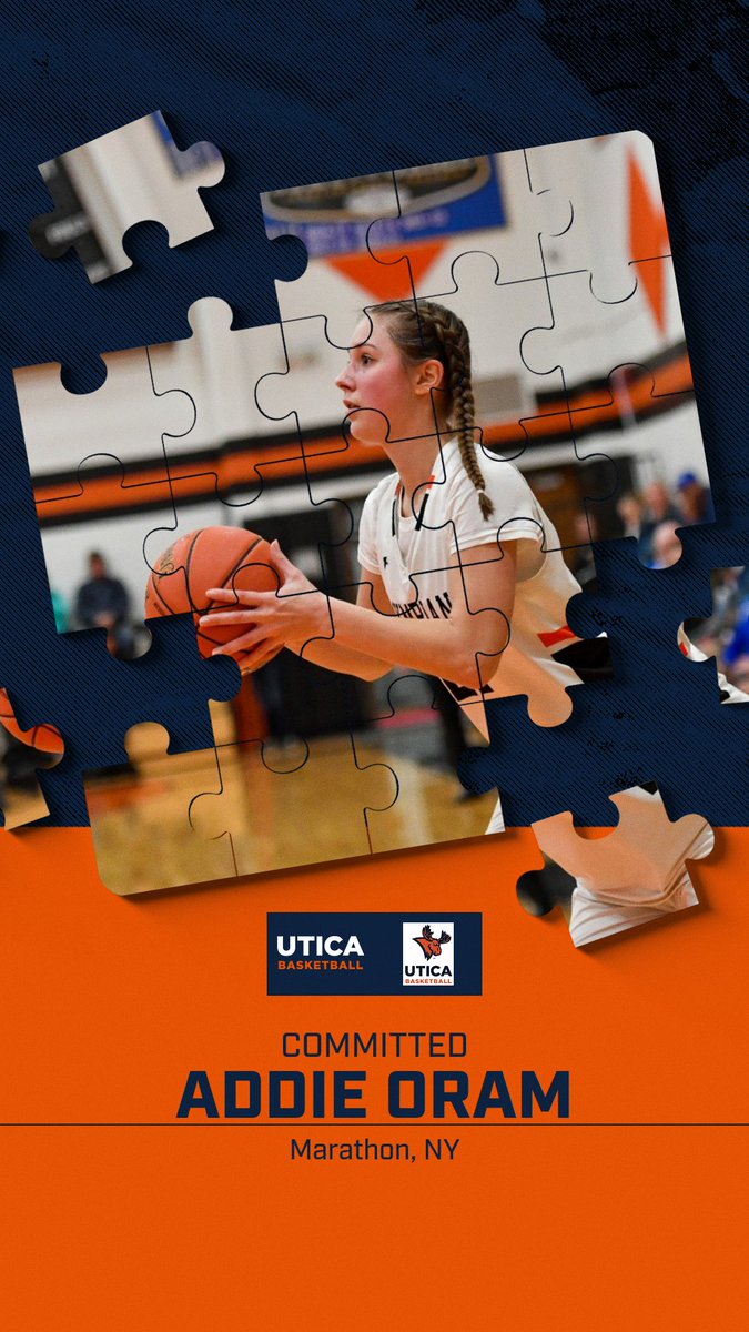 Utica Basketball (@uticahoops) on Twitter photo Thrilled to welcome Addie Oram from Marathon, NY to Utica Women's Basketball! Our team just got stronger. The future is bright! Thrilled to welcome Addie Oram from Marathon, NY to Utica Women's Basketball! Our team just got stronger. The future is bright!