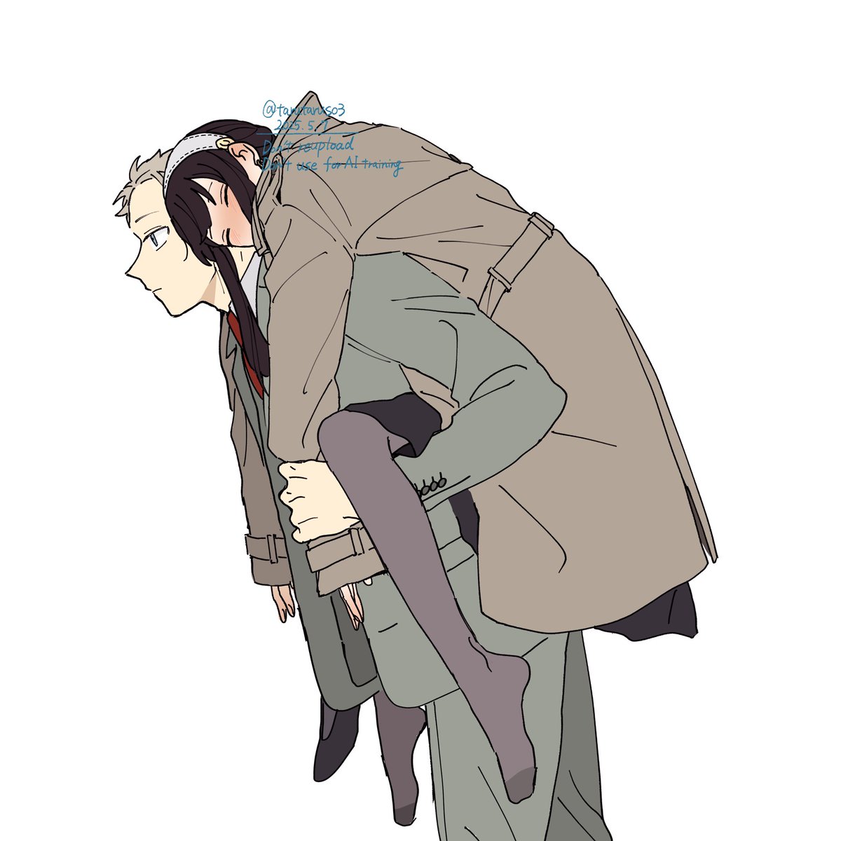 黄昏|ロイド・フォージャー(SPY×FAMILY) ,ヨル・フォージャー(SPY×FAMILY) 「酔っ払いめ」|そのイラスト