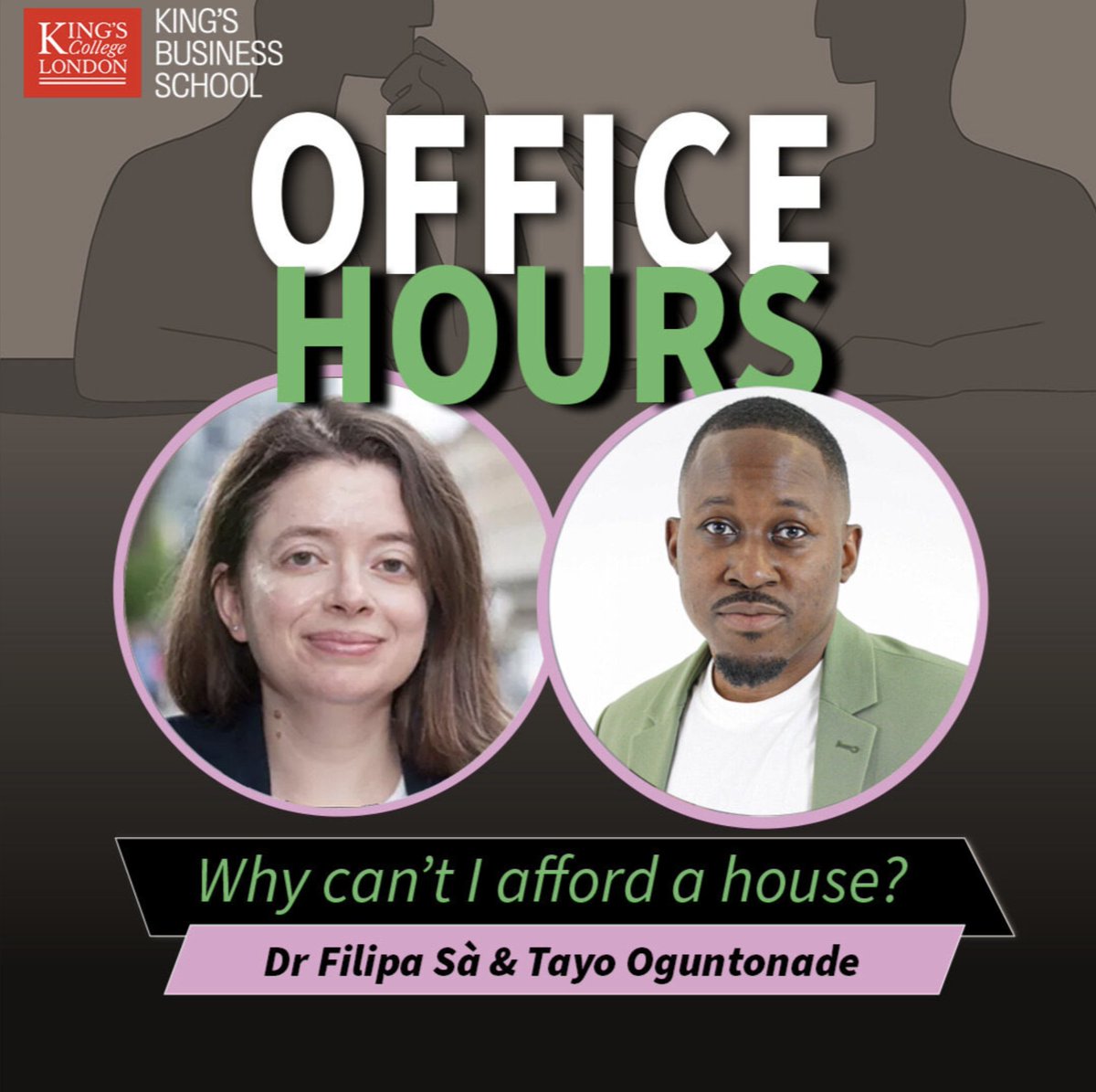 King's Business School (@kingsbschool) on Twitter photo Why can't I afford a house? π‘
Join host Cari Street, housing expert Dr. Filipa SΓ‘, and property presenter Tayo Oguntonade (<a href="/BrickzwithTipz/">BrickzWithTipz π§±ππ</a>) for an essential conversation on housing, finance, and the future of homeownership.
podfollow.com/officehours
#OfficeHoursPodcast Why can't I afford a house? π‘
Join host Cari Street, housing expert Dr. Filipa SΓ‘, and property presenter Tayo Oguntonade (<a href="/BrickzwithTipz/">BrickzWithTipz π§±ππ</a>) for an essential conversation on housing, finance, and the future of homeownership.
podfollow.com/officehours
#OfficeHoursPodcast