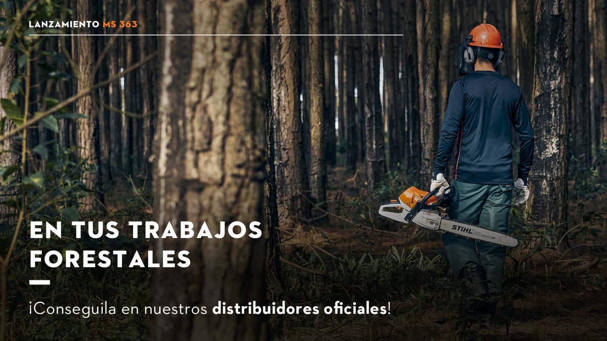 🌲🪵 Tu próximo trabajo forestal con la motosierra indicada.
La nueva MS 363 es la combinación perfecta de potencia, agilidad y resistencia que te va a acompañar en cada corte.

No dejes tu rendimiento librado al azar: confiá en la calidad que ya conocés. 🪵