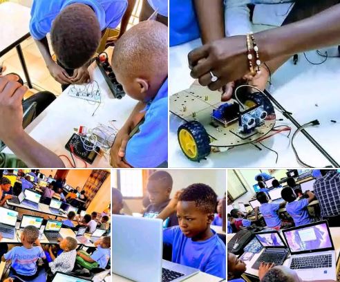 In Burkina Faso children in primary schools are being taught practical skills