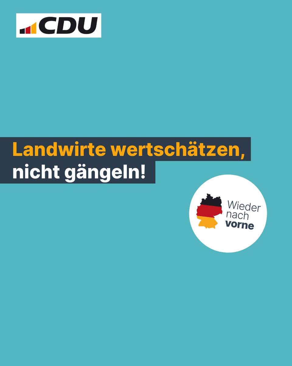 Bei den #Koalitionsverhandlungen  haben wir zentrale Weichen für die #Landwirtschaft gestellt und gute Voraussetzungen für den Erfolg der Landwirtschaftspolitik der neuen Bundesregierung geschaffen. Wir schaffen Entlastung bei Steuern, Abgaben und Bürokratie und unterstützen