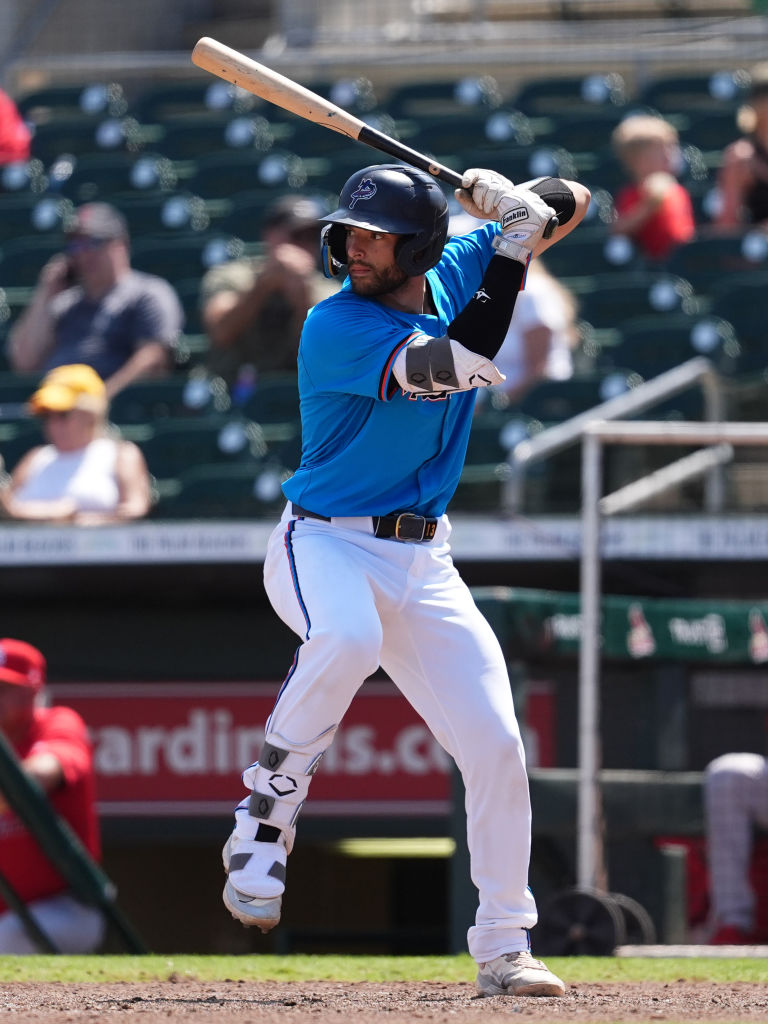 Baseball America (@baseballamerica) on Twitter photo Joe Mack made the biggest move of ANY Top 100 prospect.
He jumped 50 spots in today's update 👀
<a href="/Marlins/">Miami Marlins</a> catcher of the future?
Risers: baseballamerica.com/stories/risers… Joe Mack made the biggest move of ANY Top 100 prospect.
He jumped 50 spots in today's update 👀
<a href="/Marlins/">Miami Marlins</a> catcher of the future?
Risers: baseballamerica.com/stories/risers…