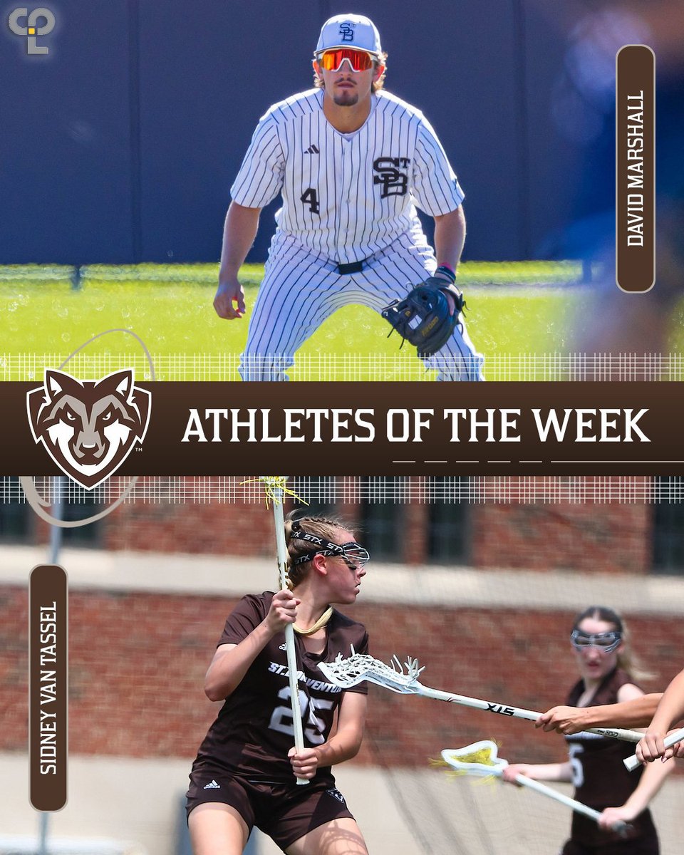 St. Bonaventure Athletics (@gobonnies) on Twitter photo Congrats to our CPL Athletes of the Week👏
David Marshall went 10-for-18 with eight RBIs in a <a href="/BonniesBaseball/">Bonnies Baseball</a> series sweep of VCU!
Rookie Sidney Van Tassel matched her career high with 3 goals in <a href="/BonniesWLAX/">Bonnies Women's Lacrosse</a> A-10 Tournament game
🆕>>gobonnies.com/news/2025/5/7/… Congrats to our CPL Athletes of the Week👏
David Marshall went 10-for-18 with eight RBIs in a <a href="/BonniesBaseball/">Bonnies Baseball</a> series sweep of VCU!
Rookie Sidney Van Tassel matched her career high with 3 goals in <a href="/BonniesWLAX/">Bonnies Women's Lacrosse</a> A-10 Tournament game
🆕>>gobonnies.com/news/2025/5/7/…