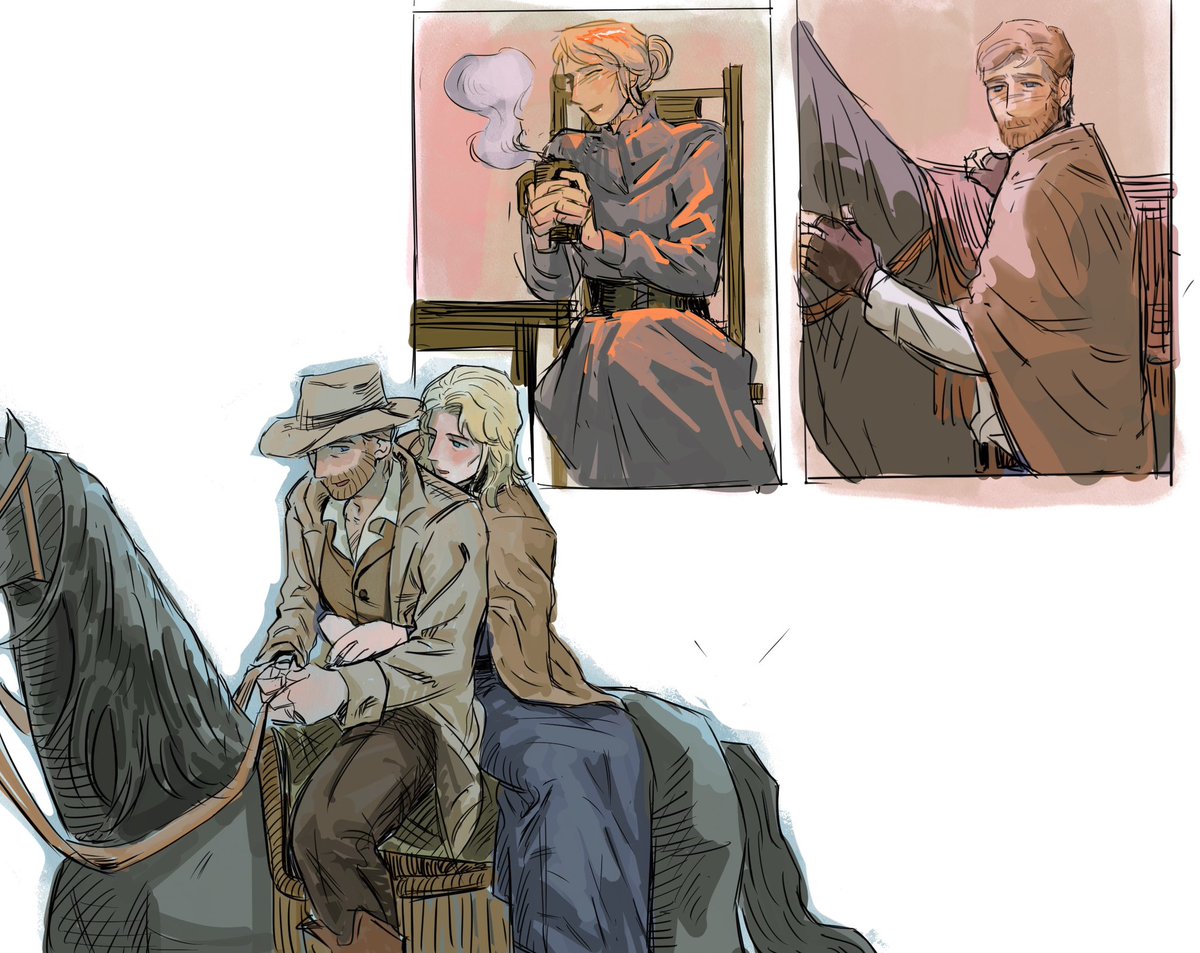 mae_yeats's tweet photo. obitine in idk-what-but-someplace-with-cowboys&amp;horses-AU https://t.co/3sHFnC3trm