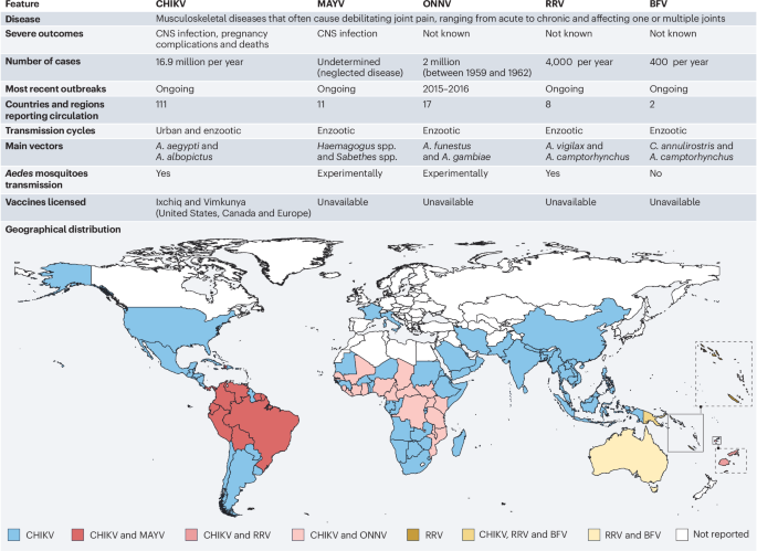 New online! Chikungunya virus and other emerging arthritogenic alphaviruses nature.com/articles/s4157…