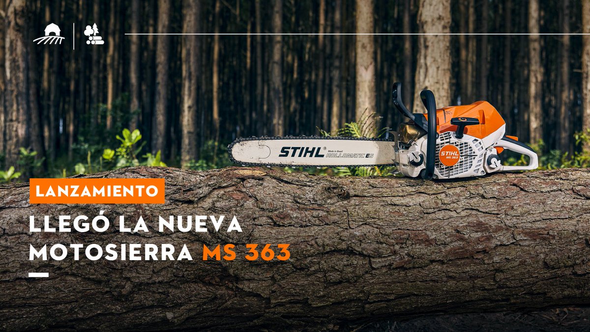 🌳 NUEVO LANZAMIENTO - M363
Potencia, precisión y resistencia para usuarios profesionales que buscan el máximo rendimiento en trabajos forestales, rurales y tareas intensivas.
Nueva estructura optimizada para un trabajo más cómodo, rápido y seguro.