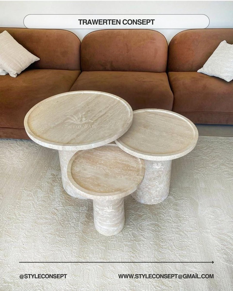 styleconsept's tweet image. Doğallığın zarafeti evinizde!
Mermart_eu koleksiyonuna ait bu %100 orijinal traverten sehpa, estetik duruşu ve benzersiz dokusuyla yaşam alanlarınıza değer katıyor. 

📩 Sipariş ve bilgi için DM veya styleconsept@gmail.com
#mermart  #StyleConcept