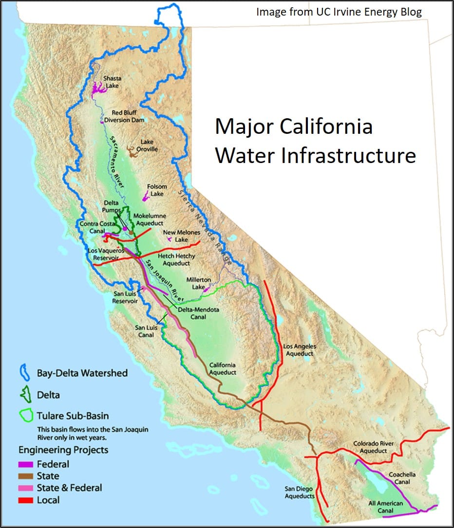 How California Partners with the Federal Government on Water Infrastructure

When it comes to water, California tends to view itself as a self-contained system—and this perception is not without merit. Except for water diverted from the Colorado River along the state’s