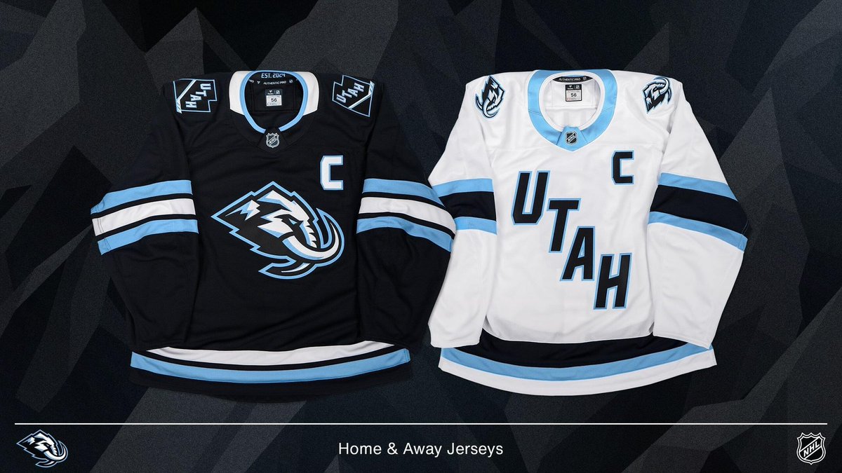 Utah last year: We need an extra year to determine our team name, create a logo and design uniforms

Utah today: Get a load of these away jerseys! Give us $$$$!

#TusksUp <a href="/utahhockeyclub/">Utah Mammoth</a>