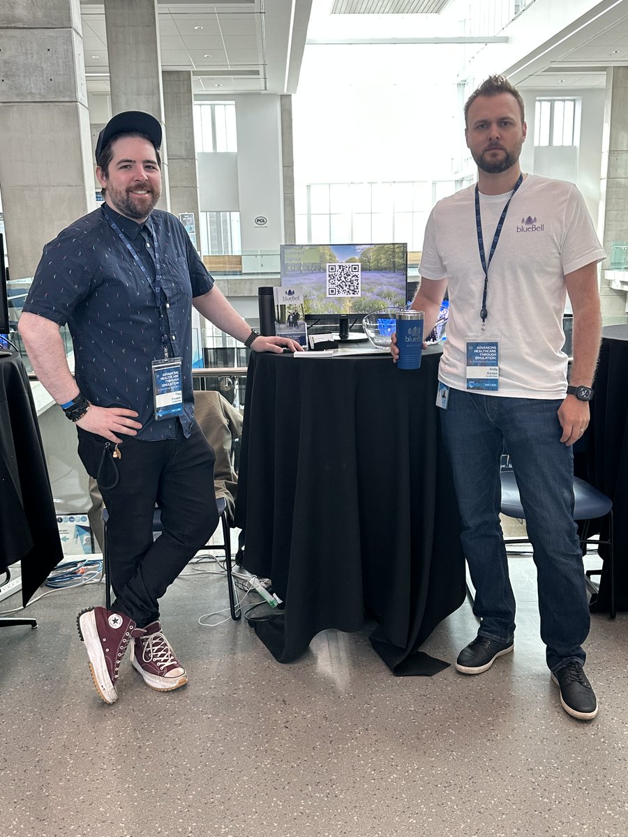 We’re at the Health Innovators tables on the 2nd floor of NAIT’s CAT building for the #SimulationSummit!

Catch CEO Andrew Karesa pitching blueBell Connect at 1:20 p.m. in the Dow Theatre for <a href="/DiscoveryLab/">lukas de souza</a>!

#HealthTech #DementiaCare #Innovation