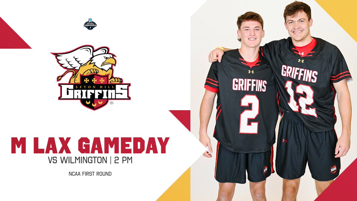 MLAX: Seton Hill begins play in the 2025 NCAA Men's Lacrosse Tournament when they host Wilmington in the first round at 2 PM.
Live stats: ncaa.com/game/6448559
Live video: westmorelandsports.com