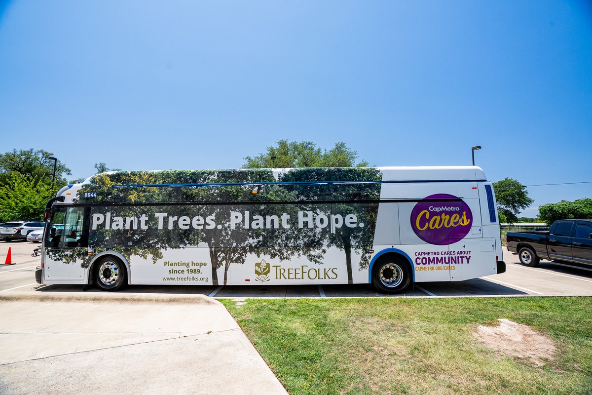 .<a href="/TreeFolks/">TreeFolks</a> help strengthen community bonds through in-house programs and sustainable volunteer activities like planting trees--over 3 million to date! 🌳🚌

We're proud to support their mission through the #CapMetroCares💜 program.

Learn more: treefolks.org