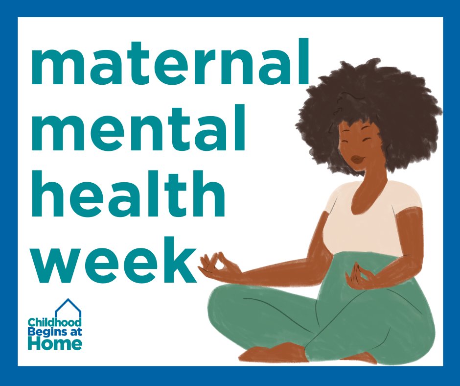 It's #MaternalMentalHealthWeek. Evidence-based home visiting programs help parents and others raising children with the supports necessary to improve maternal health #HomeVisitingWorks